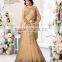 Beige Embroidered Work Net Lehenga Saree