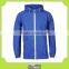 customzied plain blue nylon fashion jacket