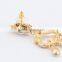 Factory directly key shape pendant earring rose gold plated jewelry dangling women's jewelry