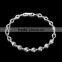 2016  white solitaire tennis bracelet white gold plated