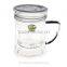 Clear Drinking Glass Tea Cup With Handle