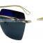 2015 New style big frame with metal sun glasses, ce fda and factory outdoor metal sunglasses