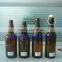 16 oz Clear Glass Beer Bottles for Home Brewing 12 Pack with Flip Caps