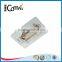 Blank silver custom metal nameplate for handbag and furniture