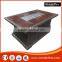 Outdoor fire pit table/patio heater/SUS burner ststem/Fire glass/lava rock/ball valve