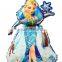 2015 Promotion cartoon animals helium balloon,16 inches printed balloon, Christmas day snowball frozen balloon