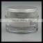 wholesale fancy cosmetic acrylic cream jar,clear decorative plastic cosmetic jar ,custom cosmetic jar with lid