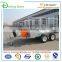 hot sale galvanized hydraulic tipping utility box semi trailer