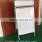 Double-side poster stand with top