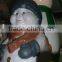 OEM BLOW MOLDING plastic Christmas toy Santa Claus plastic figure for gift