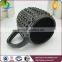 Wholesale black embossed turkish tea cups