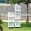 New Material, waterproof WPC garden shelf wooden corner flower shelf
