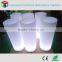 led wine cooler /pe plastic waterproof IP65 16 color change led ice bucket