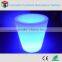 led outdoor flower pot, rechargeable plastic garden pot, China wholesale plant pot