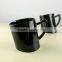Hot Selling Black Coffee Ceramic Mug