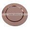 WEDDING ROUND SHAPE COPPER PLATED HAMMERED CHARGER PLATE