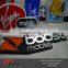 Custom PS/ABS advertising plastic logo sign display by vacuum forming