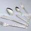 high quality stainless steel outdoor tableware 5pcs set