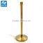 Gold q pole barrier stanchions rope stand