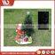 Gift Craft Santa Resin Christmas Ornament Led Solar Mini Christmas Tree Light