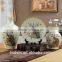 Set of 3 piece home decoration ceramic vase, ceramic plate