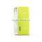 portable power with folding plug, 7500mAh, green