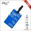 Customized PVC Signature Travel Plastic Hang Luggage Tag