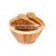 Bamboo material salad bowl with servers 3pcs salad sets tableware products