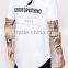 Oem Hip Hop Curved Hem T shirt