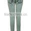 fashionable narrow leg women's sexy slim fit jean cotton pants