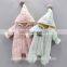 baby winter 0-3 months of newborn out clothing climbing jumpsuit baby romper