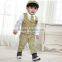 2016 England style gentleman spring or fall 5pcs suit of baby boy' clothes set,long sleeveless clothes set