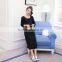Wholesale Long Sleeve Maternity Wrap Dress Black Extra Long T-shirt for Pregnant Women