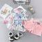 SS-982G Cheap Clothes From Turkey Kids Clothing Company Floral Baby Girl Clothes