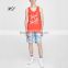 Wholesale fashion knitted vest printing man vest cotton tank top