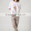 "Pizza for Breakfast" Set adult cartoon pajamas