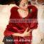 Elegant mink Fur Wedding Shawl for Bridal Dress Winter Fashion Wide Plush Woman Faux Fur Shawl