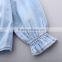 S33425W Girls Denim Jackets Coats Fashion Children Outwear Embroidery Sequins Children's Jacket