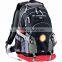 High Sierra Loop Backpack - has multi-compartment design, zippered media pocket with headphone port and comes with your logo