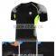 Polyester/spandex mens dri fit sports compression t shirt wholesale