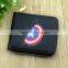 High Quality Wholesale Captain America Unisex Zipper Folding Purse Anime Wallet