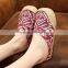 diamond women homemade linen sandals comfortable fisherman shoe folk slippers/Chinese ethnic flavor casual linen shoes