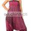 Streak Pattern Flowy Harem Yoga Jumpsuit Dance Hammer Trousers Pants
