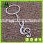Metal key chain Personality music symbol key chain