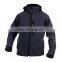 high quality windproof waterproof softshell fleece jacket with hood