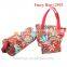 Fashion Colorful Flowers Printing Quilted Ethnic Bag