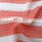 Polyester Knitted Her Sweater Sweater Knitting Fabric Stripe Fabric Cardigan Clothing