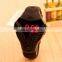 different color high quality snake shape silicone band led watch silicone for popular design