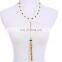 beaded tassel choker