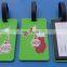 flag national day map green Qatar soft pvc luggage bag with leather belt/pvc belt